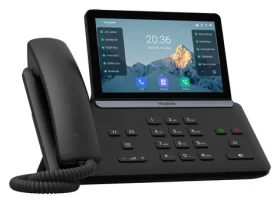 Yealink SIP-T88W černá / VoIP telefon / SIP / PoE / 7" dotykový LCD / GigE / 16 SIP účtů / Wi-Fi 6 / BT (SIP-T88W)