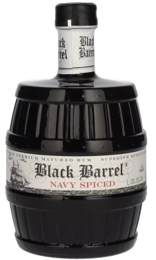 A.H. Riise Black Barrel NAVY SPICED Rum Old Edition 40% 0,7 l (holá lahev)