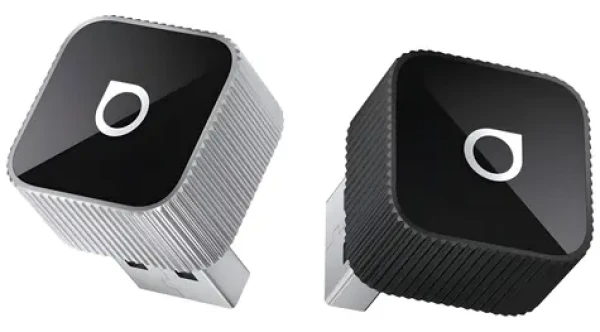 Ottocast CA88-T2 Mini Cube stříbrná / Bezdrátový adaptér CarPlay a Android Auto / Bluetooth / Wi-Fi / USB-A (CP88-T2 Silver)