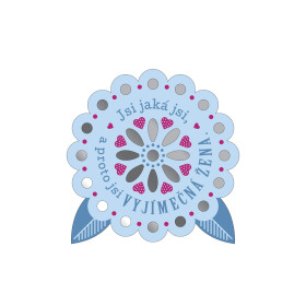 Plaketka kytka - Vyjímečná žena - Albi