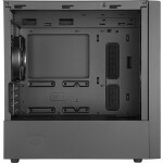 Cooler Master MasterBox NR400 černá / Micro ATX / 2x USB 3.0 / 2x 120mm / bez zdroje / průhledná bočnice (MCB-NR400-KG5N-S00)