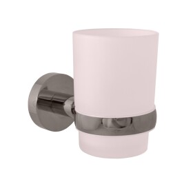 RAV Slezák - COLORADO - Koupelnový doplněk Držák kartáčků skleněný, Metal Grey - kartáčovaná COA0201MGK COA0201MGK