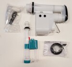 AQUALINE - Splachovací mechanismus s keramickou páčkou, spodní napouštění 1/2", chrom NDAK107-2