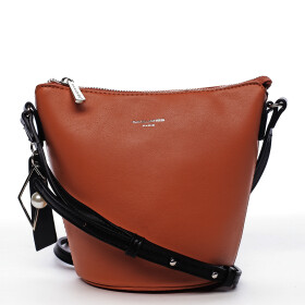 Luxusní crossbody kabelka Graciana, oranžová