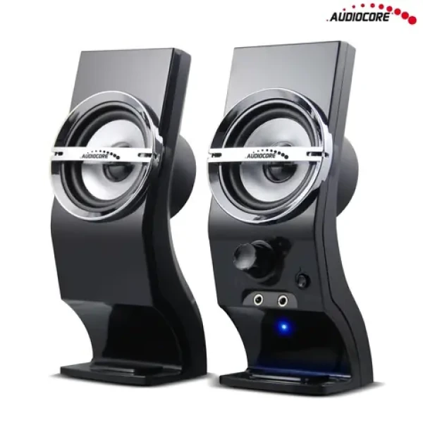 AC805 počítačové reproduktory černá / Reproduktory 2.0 / 6W / USB (AC805)