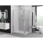 MEXEN/S - Exo sprchový kout skládací dveře 85 x 80, transparent, chrom 816-085-080-01-00