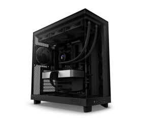 NZXT skříň H6 Flow dvoukomorová / MidT / 3x120mm fan / 2xUSB 3.2 / USB-C / prosklená bočnice i čelo / černá EDF_558033