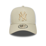 New Era Pánská kšiltovka New York Yankees MLB 940 League Essential béžová s bílou síťkou