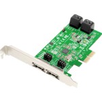 Renkforce RF-4679590 2 porty RAID řadič PCIe x4 Vhodný pro (SSD): SATA SSD vč. nízkoprofilového krycího plechu na prázdn