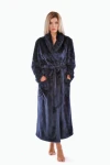 Unisex modrý župan Vestis Lilly 2120