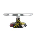 Cake star Otočný stojan kovový s abstraktní potiskem 30cm