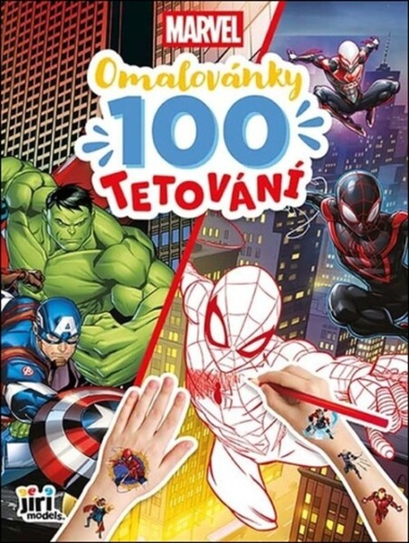Marvel - Omalovánky a 100 tetování