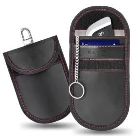 Tech-Protect KLR100 černá/červená / Pouzdro na klíčenku auta / RFID blokace