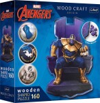 Puzzle Wood Craft Origin Thanos na trůnu 160 dílků - Trefl