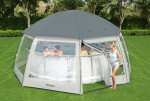 Stanový kryt na bazén Bestway 600 x 600 cm – UV ochrana UPF 50+