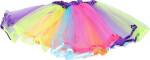 Set karneval W032051 - sukně 30 cm 3 vrsty barevná