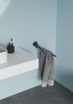 IDEAL STANDARD - IOM Držák ručníků, otočný, délka 37 cm, hedvábná černá A9131XG