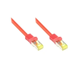 Good Connections červená / Patch kabel / Cat7 / S/FTP / RJ-45 / 0,25 m / 600 MHz (8070R-003R)