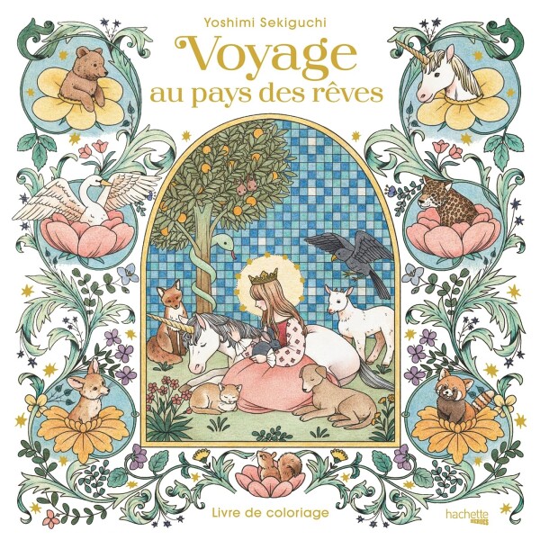 Voyage au pays des rêves/Cesta do Říše snů, antistresové omalovánky, Yoshimi Sckiguchi