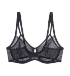 Dámská podprsenka Triumph Signature Sheer W01 EX - Triumph černá (0004) 075D