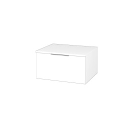 Dřevojas - Nízká skříňka DOS SNZ1 60 - N01 Bílá lesk / Úchytka T05 / N01 Bílá lesk 281021F