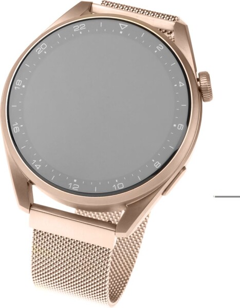 FIXED Mesh Strap Síťovaný nerezový řemínek s šířkou 22mm pro smartwatch růžově zlatá (FIXMEST-22MM-RG)