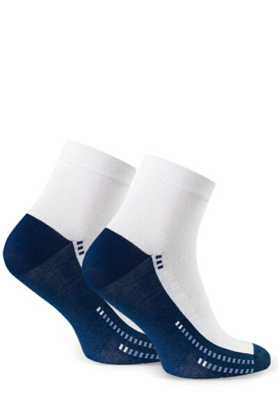 Pánské vzorované ponožky 054 bílá 44-46