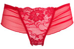 Tanga Plus Size V-8768 červená - Axami 3XL