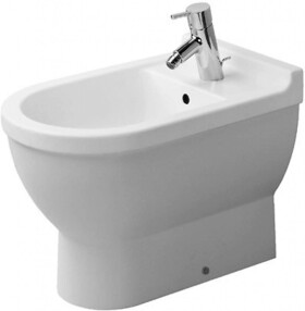 DURAVIT - Starck 3 Stojící bidet s přepadem, bílá 2230100000