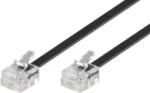 MicroConnect Modulární kabel RJ11 6P/4C 6m černá (MPK186)