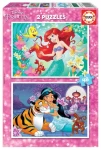 EDUCA Puzzle Disney princezny: Ariel a Jasmína