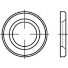 HV destičky 43 mm 78 mm ocel pozinkováno žárem 1 ks TOOLCRAFT 146521