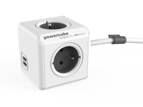 POWERCUBE Extended USB Grey 3m - rozbaleno - poškozený obal