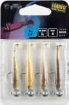 FOX Rage Gumová nástraha Micro Tiddler Fast Loaded 5cm 3g Mixed UV Colour Pack 4ks (NMC043)