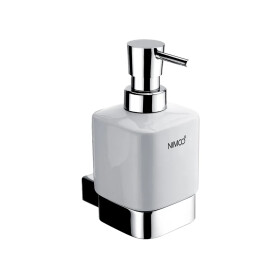 Nimco Kibo chrom dávkovač tekutého mýdla pumpička mosaz Ki 14031K-T-26 Ki 14031K-T-26
