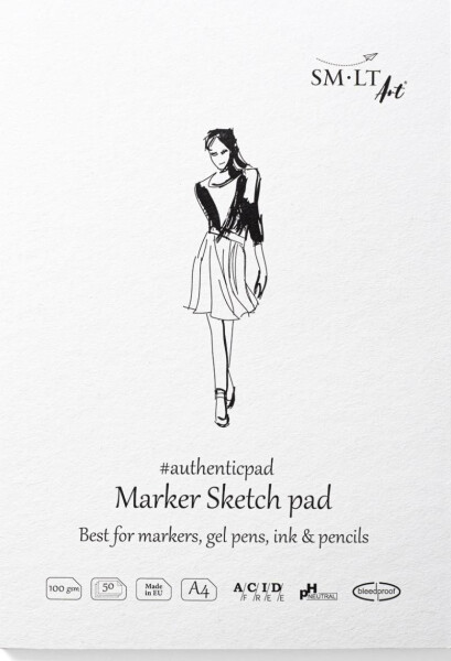 SMLT Art Blok Authentic na fixy A4 - 50 listů