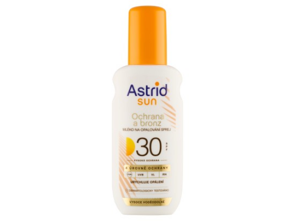 Astrid Sun Mléko na opalování ve spreji SPF 30 150 ml