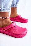 Dámské světlé pantofle Big Star II275007 fuchsie 36