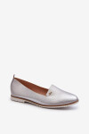 Mokasiny W-98 stříbrné - Step in style 40