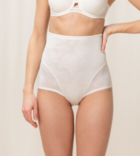 Dámské kalhotky Wild Rose Sensation Highwaist Panty bílé - Triumph SILK WHITE XL