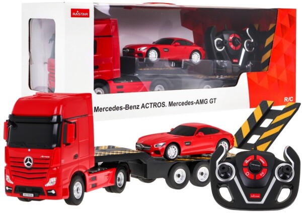 RASTAR Auto na dálkové ovládání R/C Mercedes Benz Actros Rastar 1:26 červené