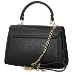 Elegantní dámská kožená kabelka do ruky Armina, černá