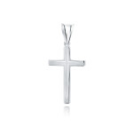 LUNICA Stříbrný přívěsek křížek 0943, 29 x 13 mm