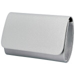 Módní dámská plesová kabelka Finella, stříbrná