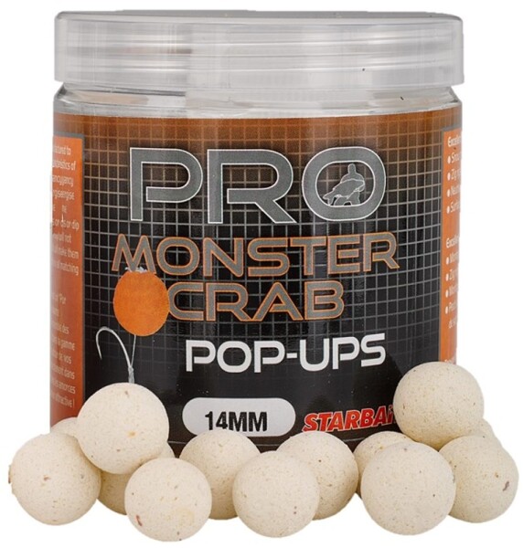 Starbaits Plovoucí boilies Pop Up Pro Monster Crab 50g - 12mm,Starbaits Plovoucí boilies Pop Up Pro Monster Crab 50g - 12mm