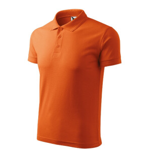 Pique Polo polokošile pánská oranžová 4XL
