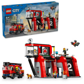 LEGO® City 60414 Hasičská stanice hasičským vozem
