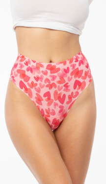 Julimex Love Vibes Simple String Maxi kalhotky S-2XL Ruda XL