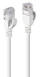 Lindy Cat6a U/UTP Ultra Slim šedá / Patch kabel / RJ-45 / 1 m (47582)
