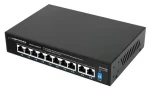 Esperanza ENS106 / Switch / 10-port 10/100 Mbps / 8x PoE+ / 96W (30W/port) / 802.3af/at (ENS106)